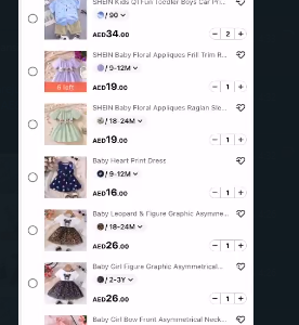 Shein New Order 18 Products